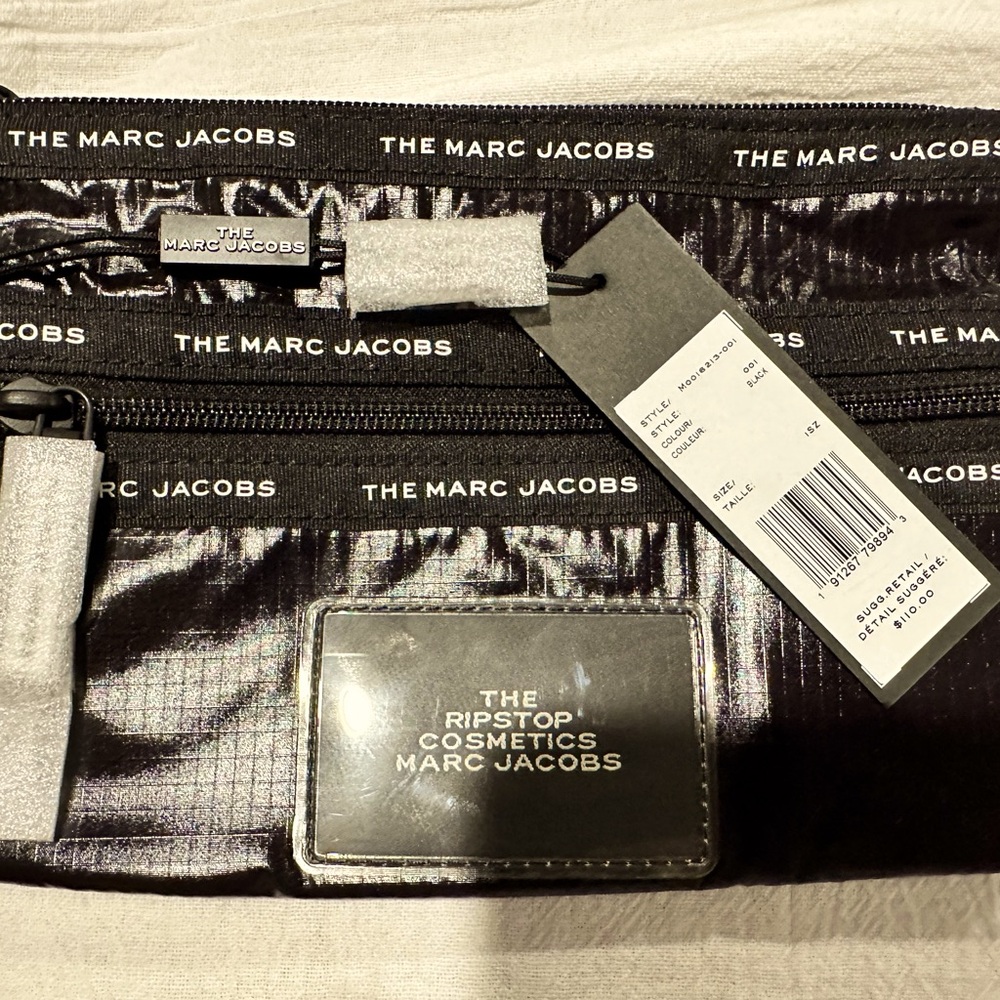 Marc Jacobs Black Cosmetic Bag